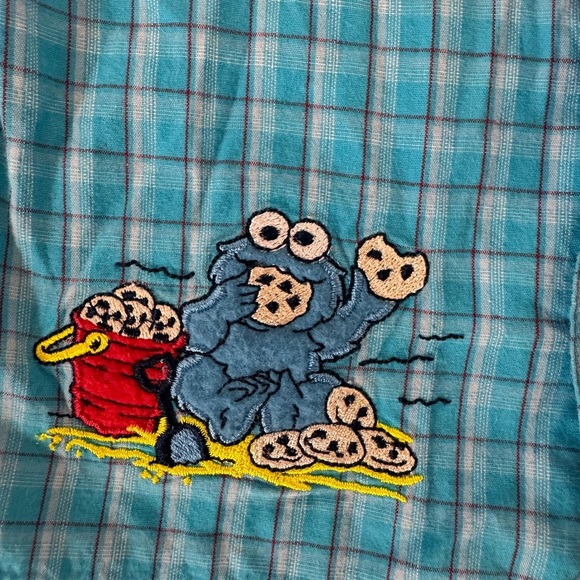 Sesame Street Kids Button Down Shirt - Picture 2 of 5